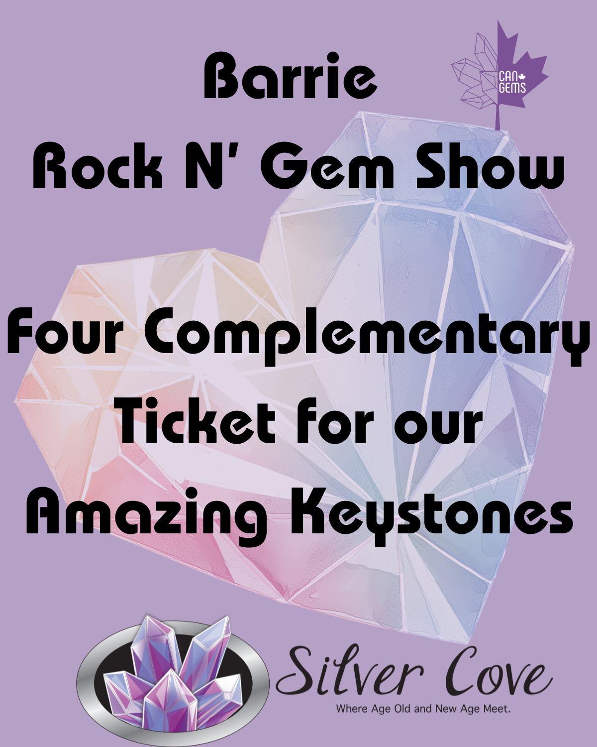 Barrie Rock N' Gem Show Keystone Pass